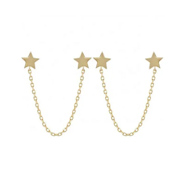 Double earring and atrás